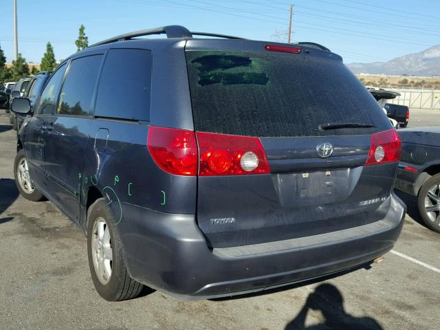 5TDZA23CX6S544341 - 2006 TOYOTA SIENNA CE BLUE photo 3