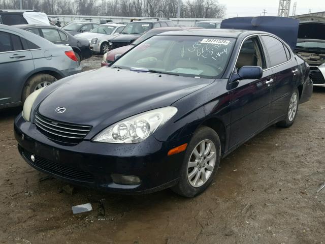 JTHBF30G925006227 - 2002 LEXUS ES 300 BLUE photo 2