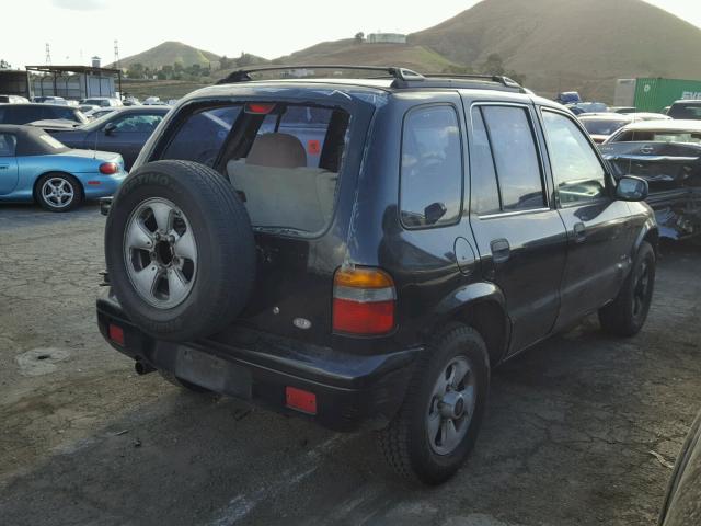 KNDJA7237V5539792 - 1997 KIA SPORTAGE BLACK photo 4