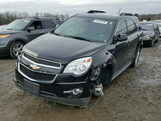 2GNALCEK7E6244080 - 2014 CHEVROLET EQUINOX LT BLACK photo 2