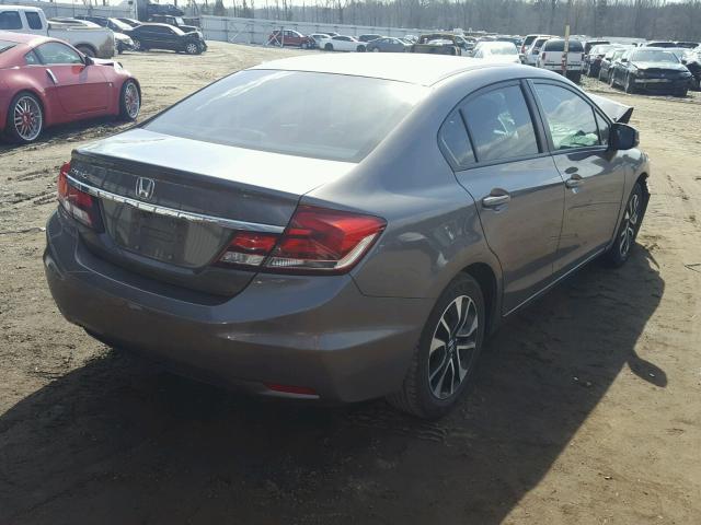 19XFB2F84DE066092 - 2013 HONDA CIVIC EX GRAY photo 4