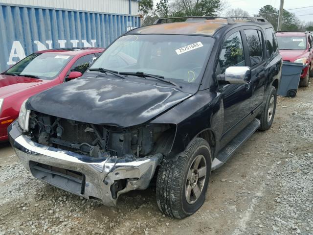 5N1AA08A64N714427 - 2004 NISSAN ARMADA SE BLACK photo 2