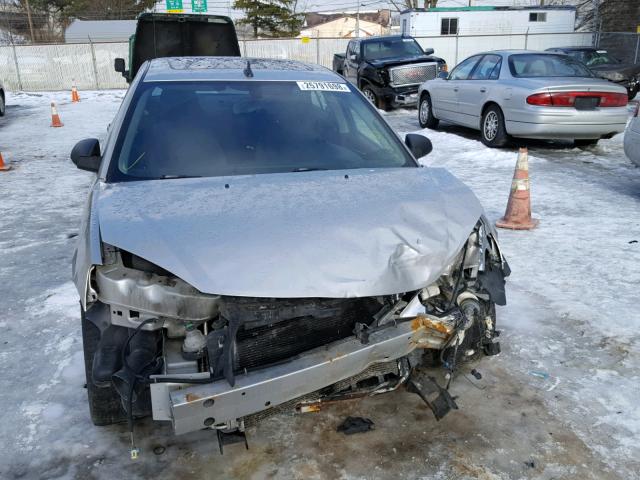 1G2ZH58NX74189390 - 2007 PONTIAC G6 GT SILVER photo 9