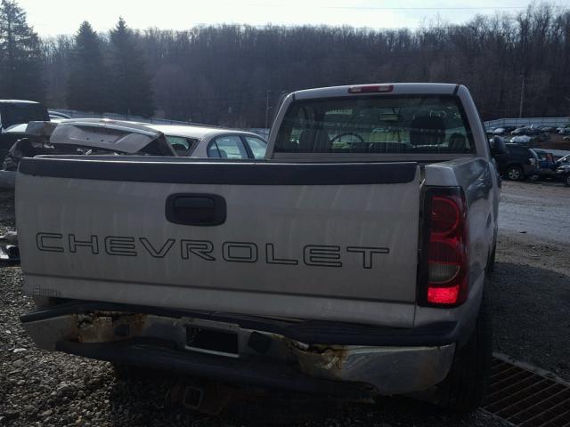 1GCEK14T86Z123429 - 2006 CHEVROLET SILVERADO BEIGE photo 6