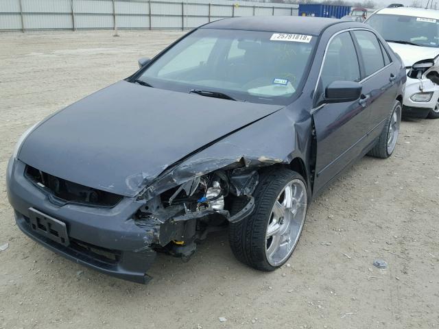 1HGCM56344A114679 - 2004 HONDA ACCORD LX CHARCOAL photo 2