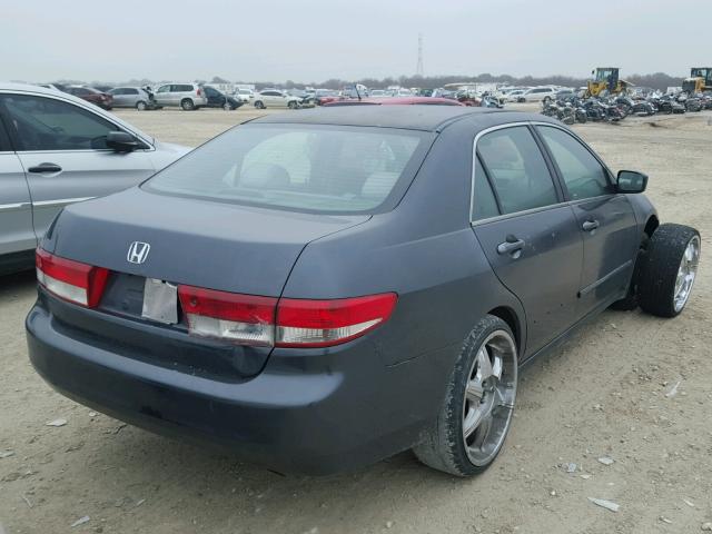 1HGCM56344A114679 - 2004 HONDA ACCORD LX CHARCOAL photo 4