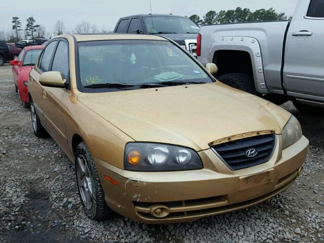 KMHDN46D44U725499 - 2004 HYUNDAI ELANTRA GL GOLD photo 1