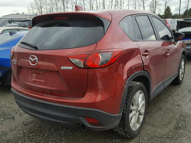 JM3KE4DE7D0162678 - 2013 MAZDA CX-5 GT BURGUNDY photo 4