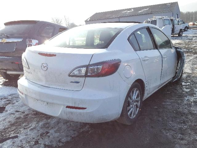 JM1BL1V75C1652090 - 2012 MAZDA 3 I WHITE photo 4