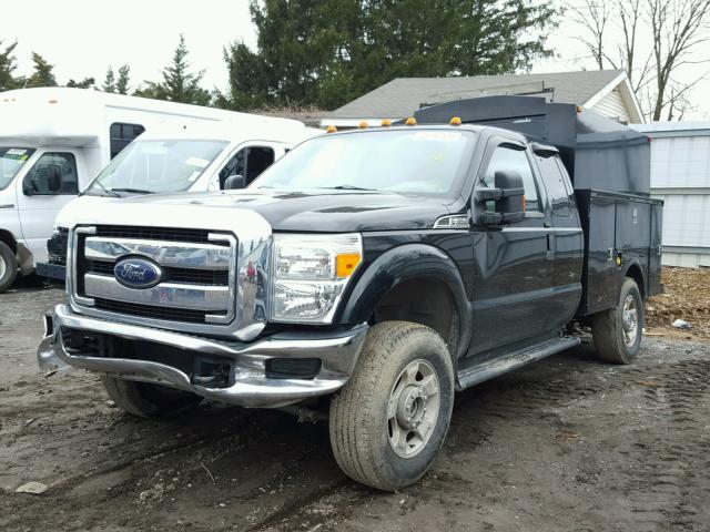 1FD7X3B64EEA98470 - 2014 FORD F350 SUPER GREEN photo 2