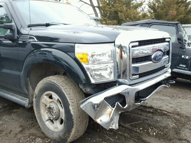 1FD7X3B64EEA98470 - 2014 FORD F350 SUPER GREEN photo 9