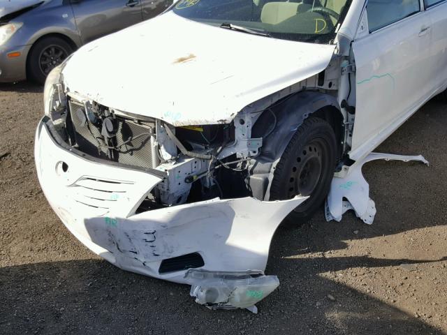 JTNBE46K893178420 - 2009 TOYOTA CAMRY BASE WHITE photo 9