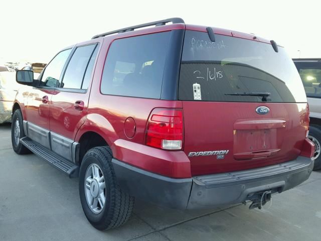 1FMFU15515LB02532 - 2005 FORD EXPEDITION RED photo 3