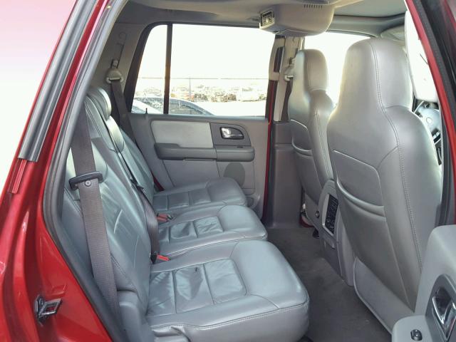 1FMFU15515LB02532 - 2005 FORD EXPEDITION RED photo 6