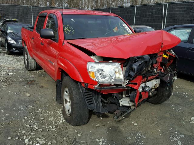 5TEKU72N95Z035108 - 2005 TOYOTA TACOMA DOU RED photo 1