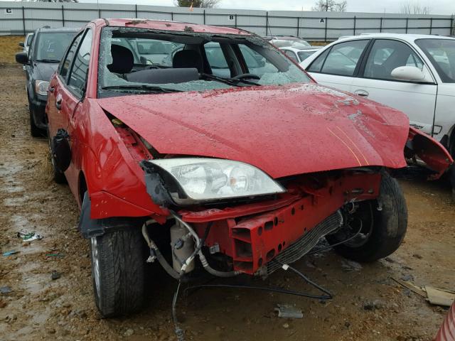 1FAHP34N36W126838 - 2006 FORD FOCUS ZX4 RED photo 7