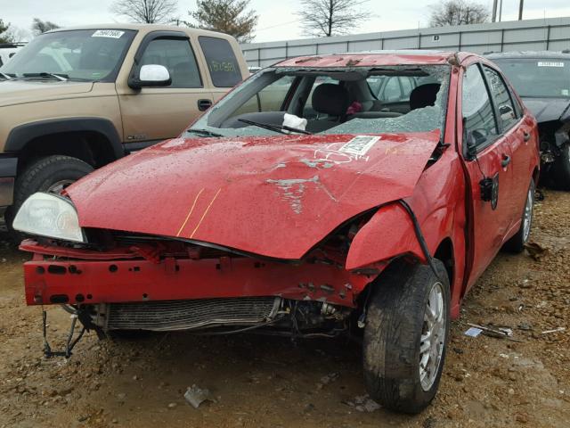 1FAHP34N36W126838 - 2006 FORD FOCUS ZX4 RED photo 9