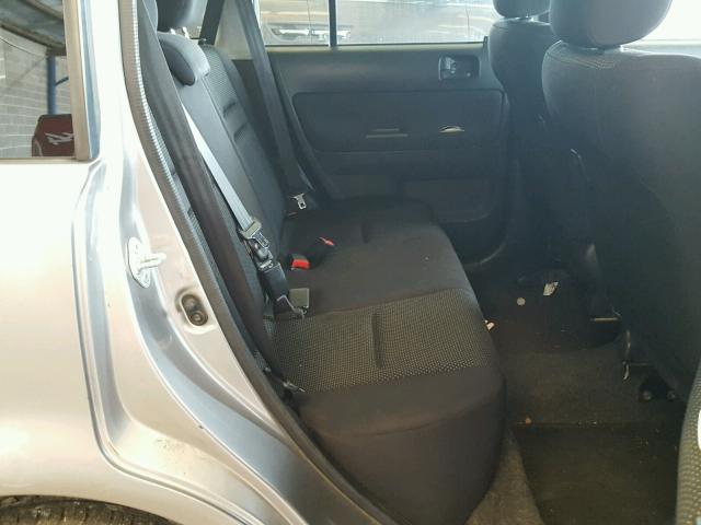JTLKT324X64037144 - 2006 TOYOTA SCION XB 银色 照片 6