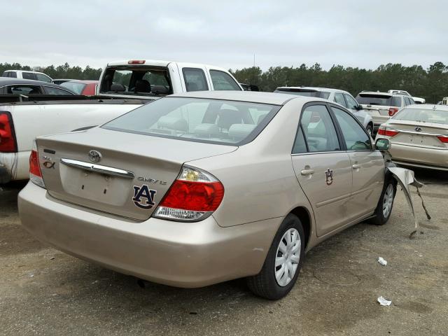 4T1BE30K35U562838 - 2005 TOYOTA CAMRY LE BEIGE photo 4