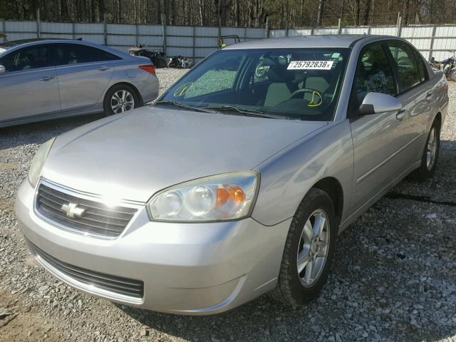 1G1ZT51816F109694 - 2006 CHEVROLET MALIBU LT SILVER photo 2