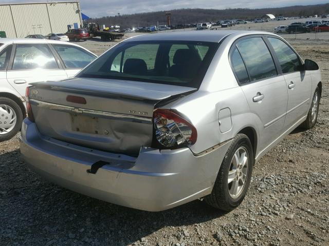 1G1ZT51816F109694 - 2006 CHEVROLET MALIBU LT SILVER photo 4