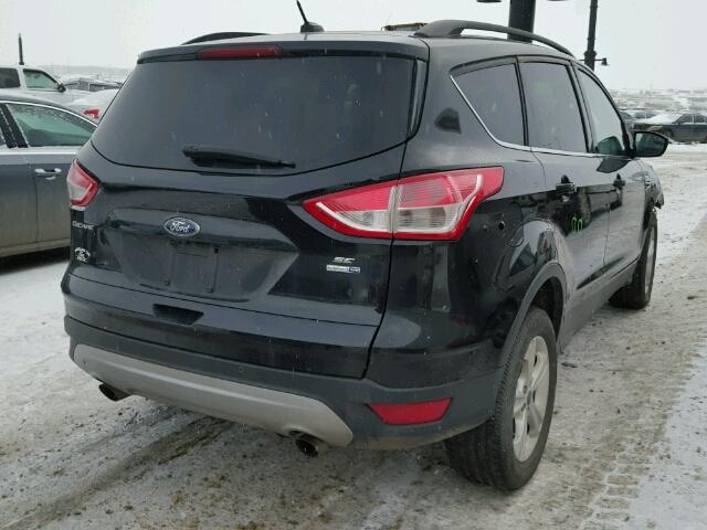 1FMCU9GX3EUA87512 - 2014 FORD ESCAPE SE BLACK photo 4