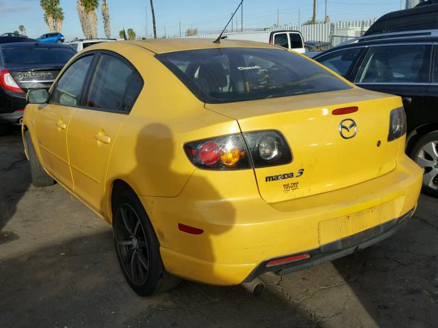 JM1BK323X41217504 - 2004 MAZDA 3 S YELLOW photo 3