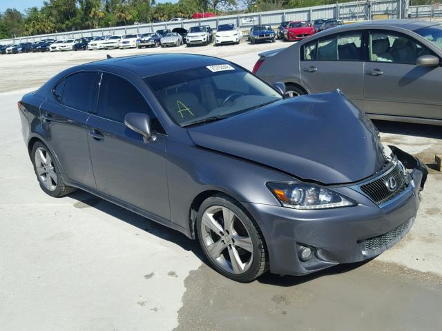 JTHBF5C27D5192638 - 2013 LEXUS IS 250 GRAY photo 1