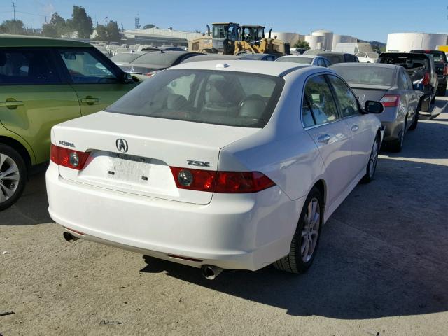 JH4CL96918C015128 - 2008 ACURA TSX WHITE photo 4