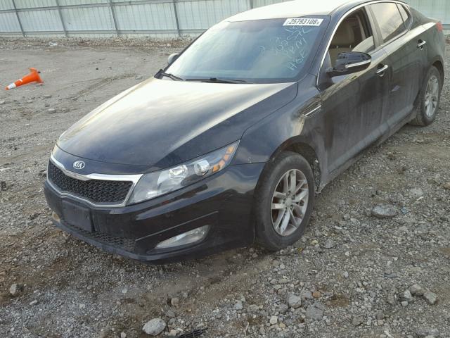 5XXGM4A70DG132573 - 2013 KIA OPTIMA LX BLACK photo 2