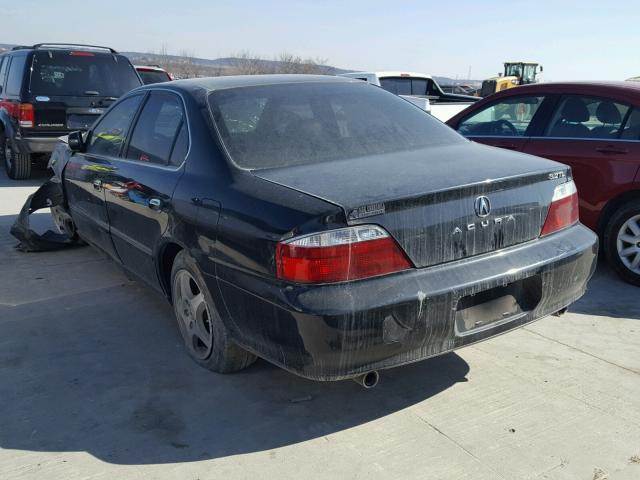 19UUA56633A029239 - 2003 ACURA 3.2TL BLACK photo 3