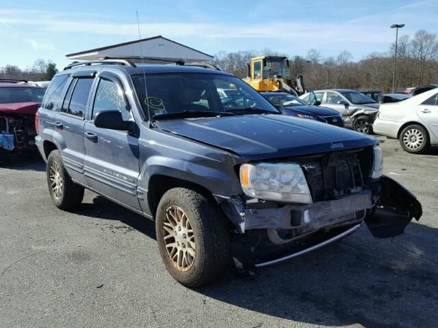 1J4GW58N54C348045 - 2004 JEEP GRAND CHER BLUE photo 1