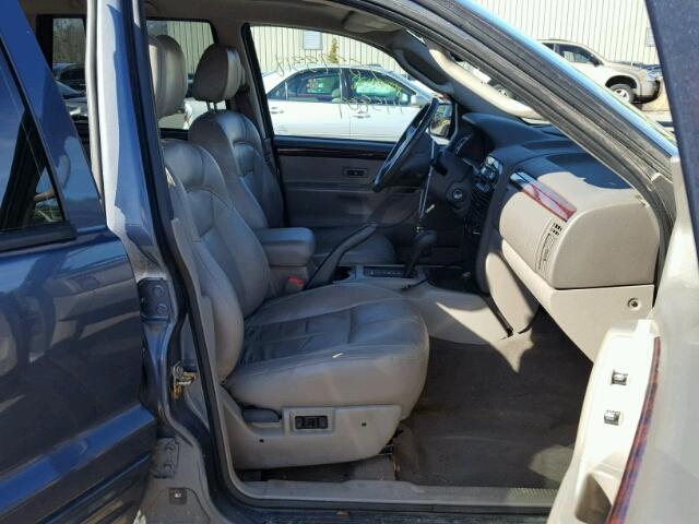 1J4GW58N54C348045 - 2004 JEEP GRAND CHER BLUE photo 5