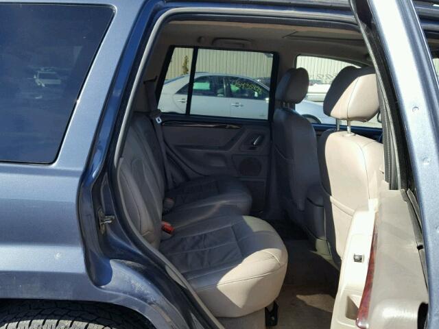 1J4GW58N54C348045 - 2004 JEEP GRAND CHER BLUE photo 6