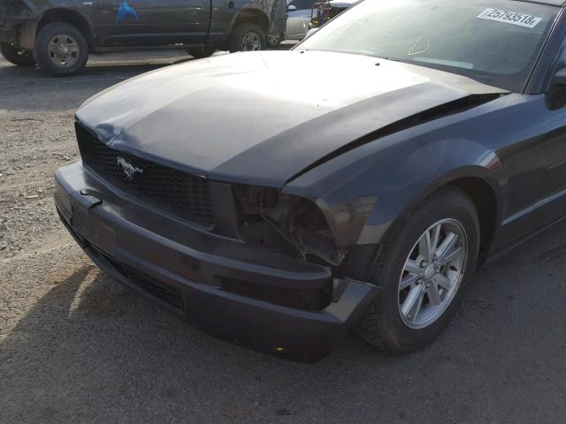 1ZVHT80N485137328 - 2008 FORD MUSTANG CHARCOAL photo 10