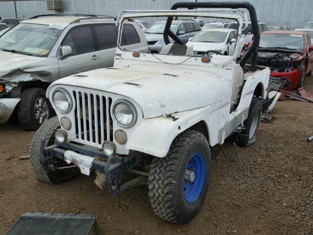 J3F835TH72689 - 1975 JEEP CJ-5 WHITE photo 2