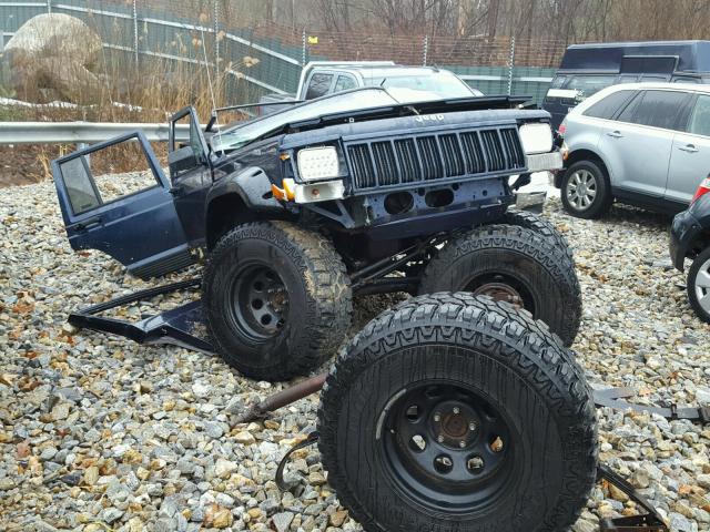 1J4FJ68S8TL332474 - 1996 JEEP CHEROKEE S BLUE photo 1