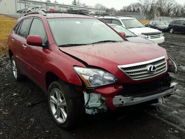 JTJHW31U782052159 - 2008 LEXUS RX 400H RED photo 1