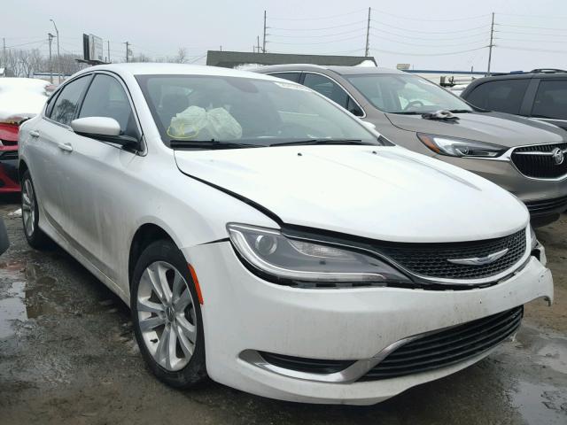 1C3CCCAB2FN674205 - 2015 CHRYSLER 200 LIMITE WHITE photo 1