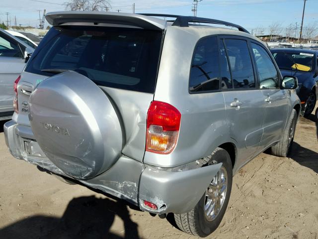 JTEGH20V530093628 - 2003 TOYOTA RAV4 SILVER photo 4