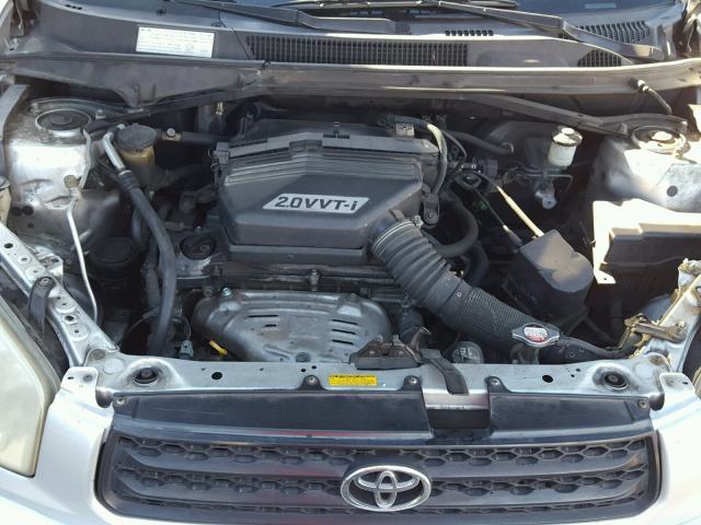 JTEGH20V530093628 - 2003 TOYOTA RAV4 SILVER photo 7