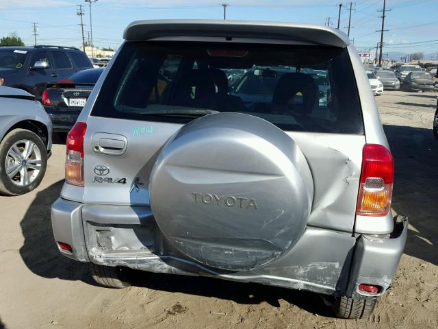 JTEGH20V530093628 - 2003 TOYOTA RAV4 SILVER photo 9