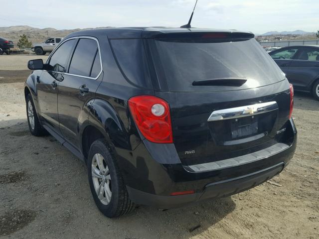 2GNFLCEK1D6266595 - 2013 CHEVROLET EQUINOX LS BLACK photo 3