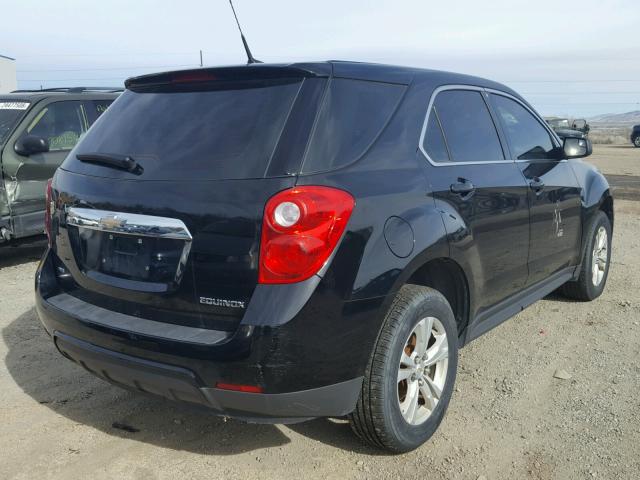 2GNFLCEK1D6266595 - 2013 CHEVROLET EQUINOX LS BLACK photo 4