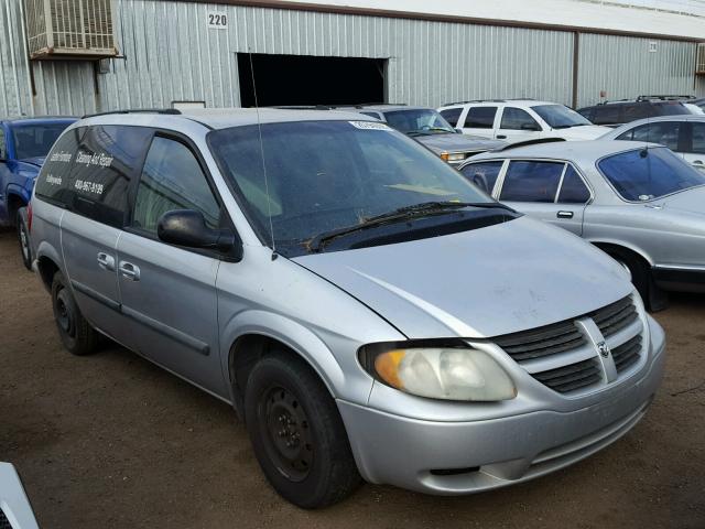 1D4GP45R35B268354 - 2005 DODGE CARAVAN SX SILVER photo 1