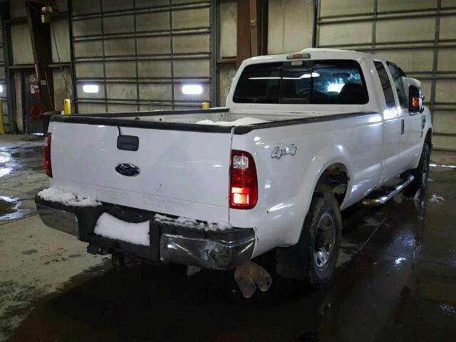 1FTSX21RX8EC02985 - 2008 FORD F250 SUPER WHITE photo 4