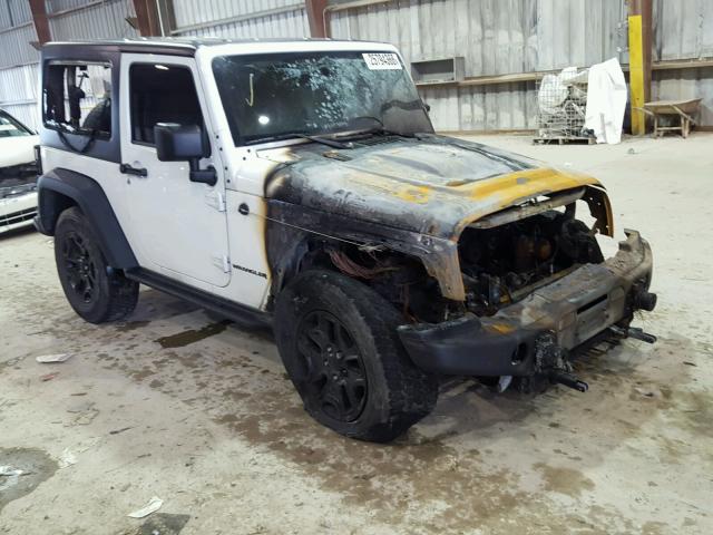 1C4AJWBG7DL612571 - 2013 JEEP WRANGLER S WHITE photo 1