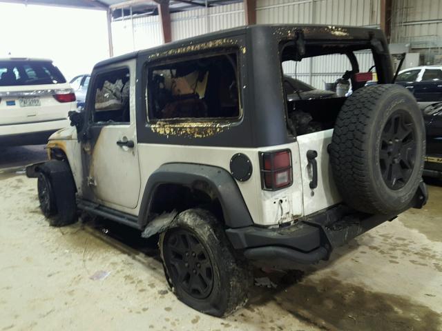 1C4AJWBG7DL612571 - 2013 JEEP WRANGLER S WHITE photo 3