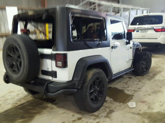 1C4AJWBG7DL612571 - 2013 JEEP WRANGLER S WHITE photo 4
