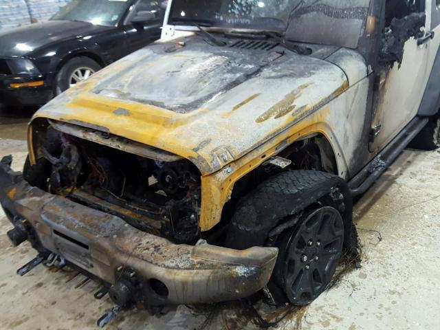 1C4AJWBG7DL612571 - 2013 JEEP WRANGLER S WHITE photo 9